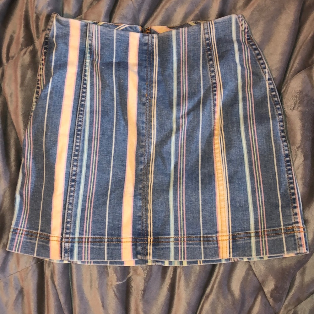 wild fable jean skirt
